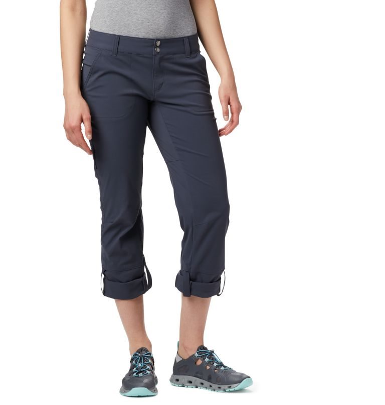 Women's Columbia Saturday Trail Stretch Pants Navy | Plus Size CA-WLC8A